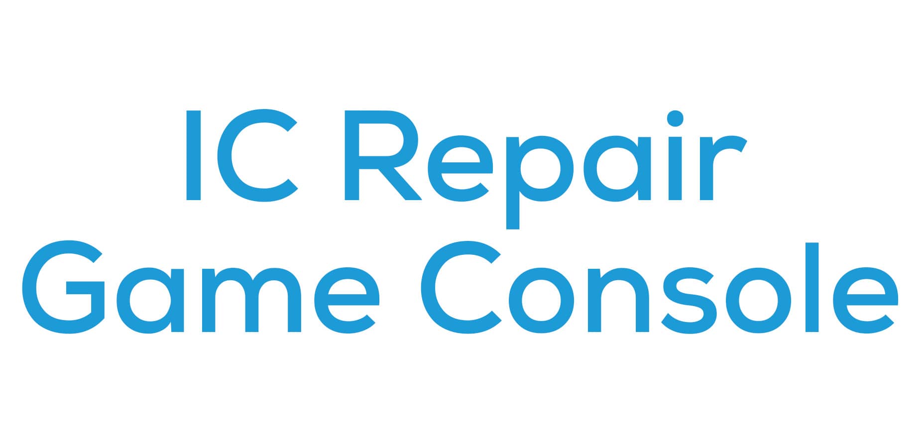 IC Repair Game Console